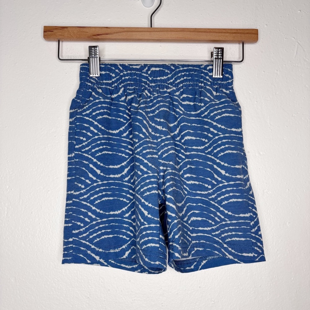 Faherty Kids Beacon Blue Swim Trunks Size 5